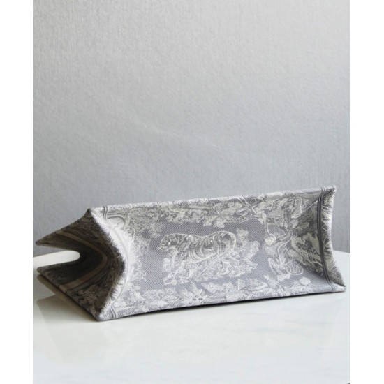 Replica Christian Dior Book Tote grigio