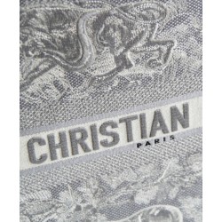 Replica Christian Dior Book Tote grigio