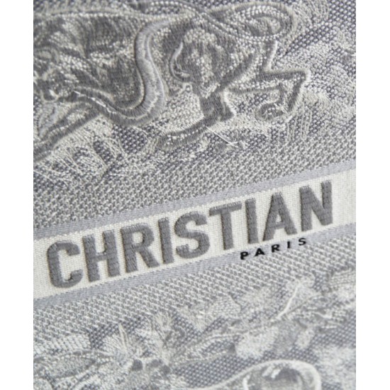 Replica Christian Dior Book Tote grigio