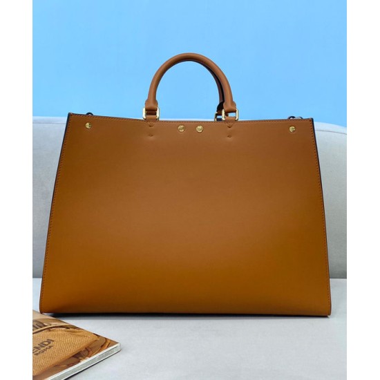 Replica Borsa piccola Peekaboo X-Tote Light Coffee