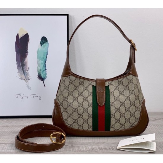 Replica Jackie 1961 Small Hobo Bag 636706 Caffè