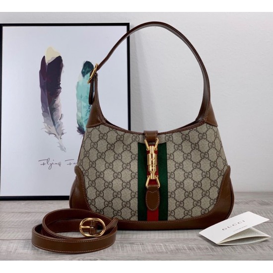 Replica Jackie 1961 Small Hobo Bag 636706 Caffè
