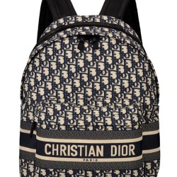 Replica Zaino Christian Dior Diortravel blu scuro