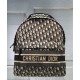 Replica Zaino Christian Dior Diortravel blu scuro