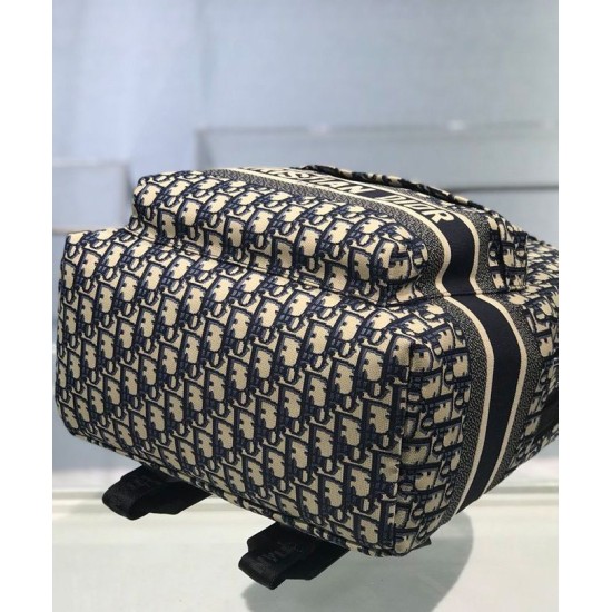 Replica Zaino Christian Dior Diortravel blu scuro