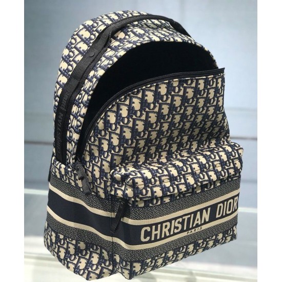 Replica Zaino Christian Dior Diortravel blu scuro