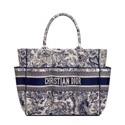 Replica Christian Dior Catherine Tote Blu scuro