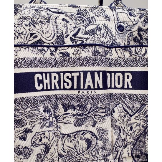 Replica Christian Dior Catherine Tote Blu scuro