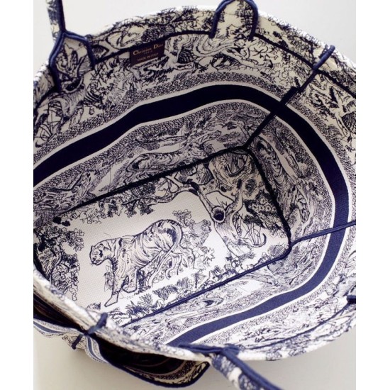 Replica Christian Dior Catherine Tote Blu scuro