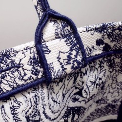Replica Christian Dior Catherine Tote Blu scuro