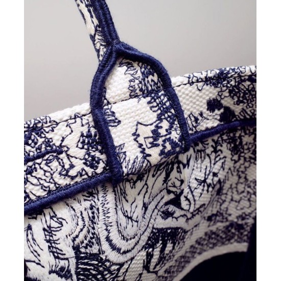 Replica Christian Dior Catherine Tote Blu scuro