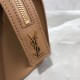 Replica Borsa tote piccola in pelle liscia YSL Saint Laurent East Side 554116 Marrone