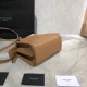 Replica Borsa tote piccola in pelle liscia YSL Saint Laurent East Side 554116 Marrone