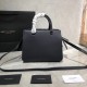 Replica Borsa tote YSL Saint Laurent East Side piccola in pelle liscia 554116 Blu navy