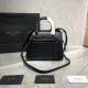 Replica Borsa tote piccola in pelle liscia YSL Saint Laurent East Side 554116 Nera