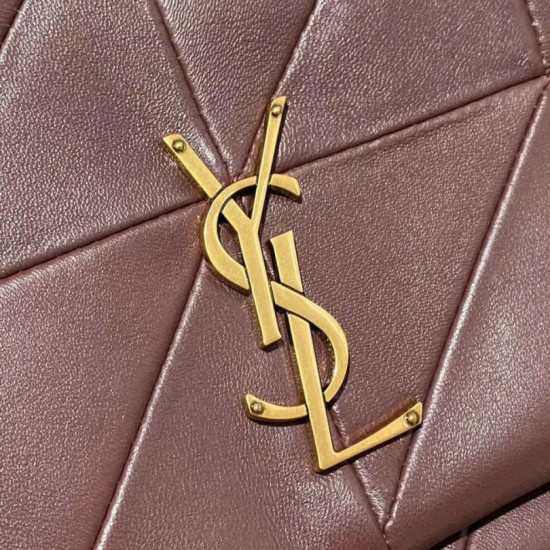 Replica YSL Saint Laurent Jamie Medium Carre Rive Gauche Flap Bag Dark Legion Red