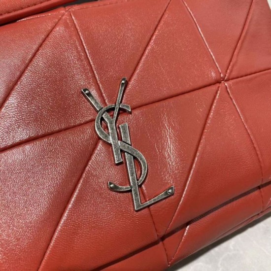 Replica YSL Saint Laurent Jamie Medium Carre Rive Gauche Flap Bag Rossa