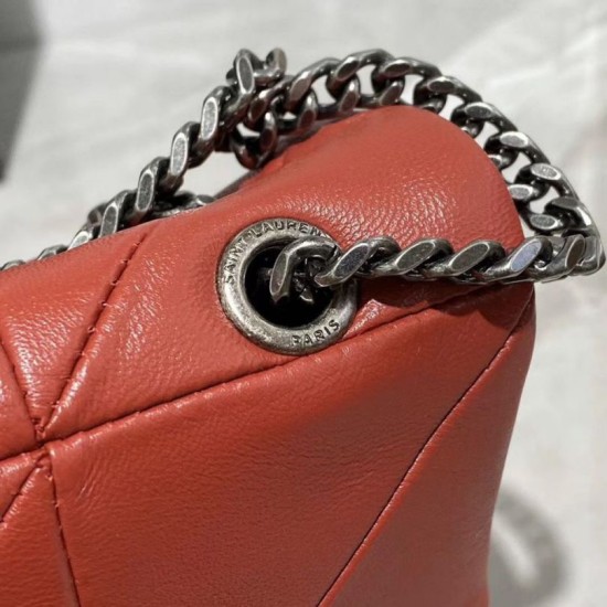 Replica YSL Saint Laurent Jamie Medium Carre Rive Gauche Flap Bag Rossa