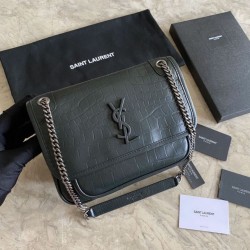 Replica Borsa media YSL Saint Laurent Niki Nera