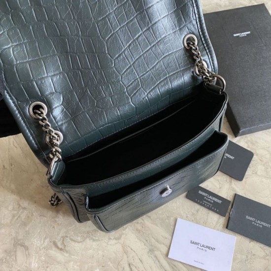 Replica Borsa media YSL Saint Laurent Niki Nera