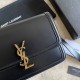 Replica Borsa YSL Saint Laurent Solferino media con monogramma nera