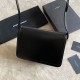 Replica Borsa YSL Saint Laurent Solferino media con monogramma nera
