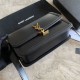 Replica Borsa YSL Saint Laurent Solferino media con monogramma nera