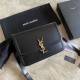 Replica Borsa YSL Saint Laurent Solferino media con monogramma nera