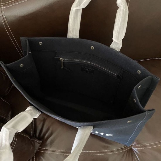 Replica Borsa tote YSL Saint Laurent Rive Gauche Nera