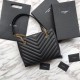 Replica Borsa shopping YSL Saint Laurent Grain Embossed Nera