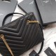 Replica Borsa shopping YSL Saint Laurent Grain Embossed Nera