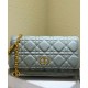 Replica Christian Dior Caro Marsupio Con Borsa A Catena Grigio