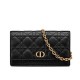 Replica Christian Dior Caro Marsupio Con Borsa A Catena Nera
