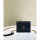 Replica Christian Dior Mini Caro Pouch con catena nera Replica Christian Dior Mini Caro Pouch con catena nera