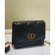 Replica Christian Dior Mini Caro Pouch con catena nera Replica Christian Dior Mini Caro Pouch con catena nera