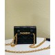 Replica Christian Dior Mini Caro Pouch con catena nera Replica Christian Dior Mini Caro Pouch con catena nera
