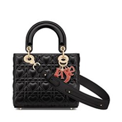 Replica Christian Dior Borsa Dioramour My Abcdior Lady Dior Nera