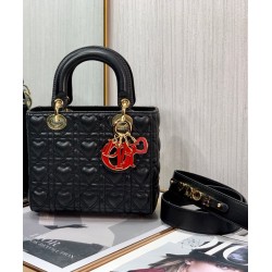 Replica Christian Dior Borsa Dioramour My Abcdior Lady Dior Nera