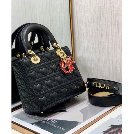 Replica Christian Dior Borsa Dioramour My Abcdior Lady Dior Nera