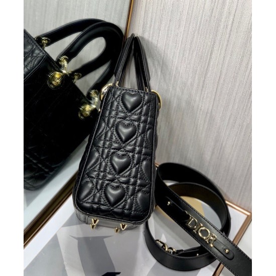 Replica Christian Dior Borsa Dioramour My Abcdior Lady Dior Nera