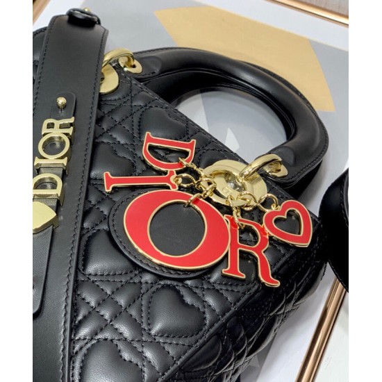 Replica Christian Dior Borsa Dioramour My Abcdior Lady Dior Nera