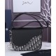 Replica Christian Dior Mini Saddle Messenger Bag Blu Scuro