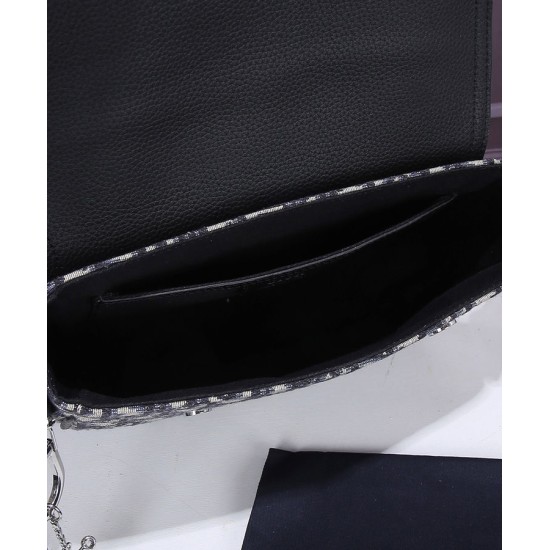 Replica Christian Dior Mini Saddle Messenger Bag Blu Scuro