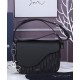 Replica Borsa messenger Christian Dior Mini Saddle nera