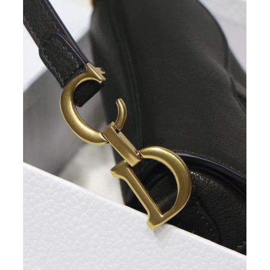 Replica Borsa da sella Christian Dior Micro nera