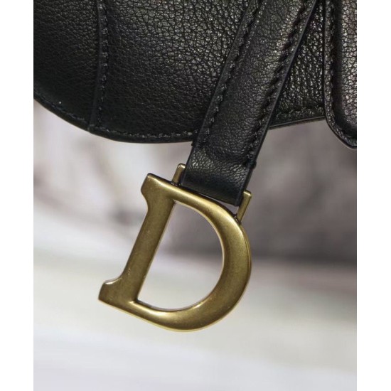 Replica Borsa da sella Christian Dior Micro nera