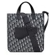 Replica Christian Dior Saddle Tote Bag con tracolla blu scuro