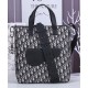 Replica Christian Dior Saddle Tote Bag con tracolla blu scuro