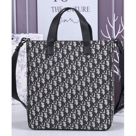 Replica Christian Dior Saddle Tote Bag con tracolla blu scuro