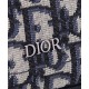 Replica Christian Dior Saddle Tote Bag con tracolla blu scuro
